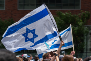 A pro-Israel rally in New York (Shutterstock.com)|Salute to Israel Parade in New York