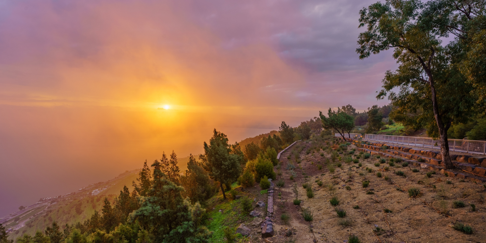 Sunrise over the Sea of Galilee (Shutterstock.com)