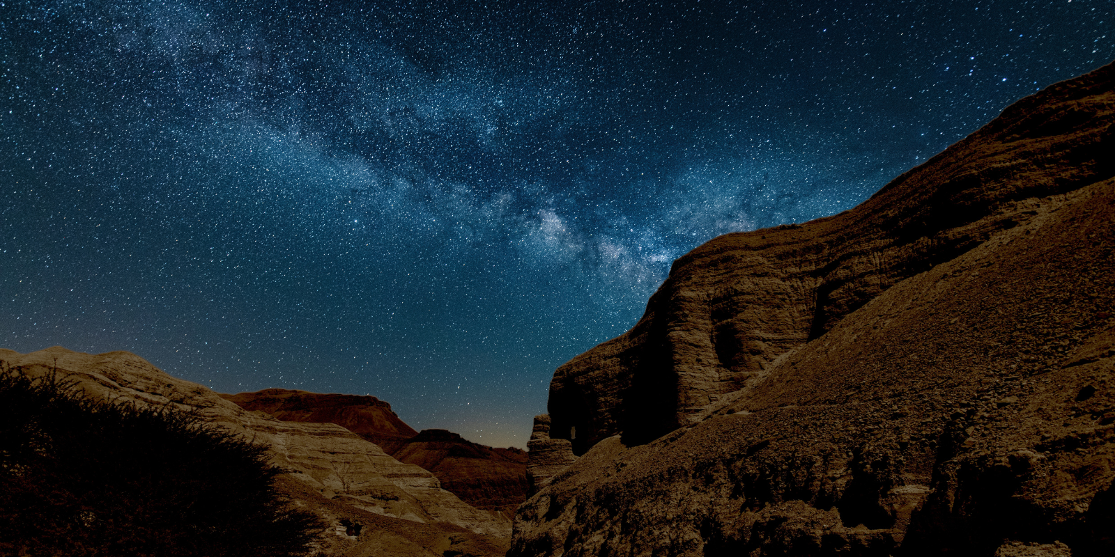 The Milky Way as seen in the Negev desert (Shutterstock.com)