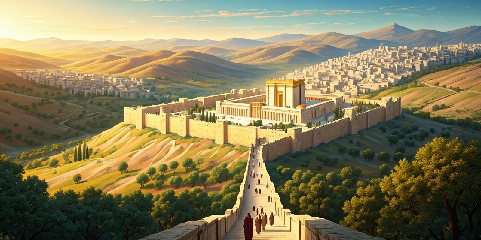 Artistic rendition of the Temple in Jerusalem (Shutterstock.com)