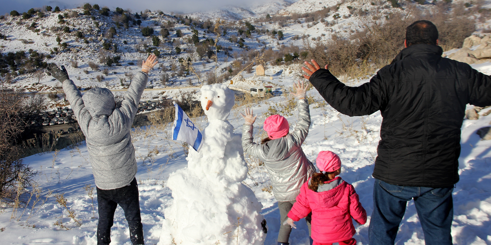A family on Mount Hermon (Shutterstock.com)