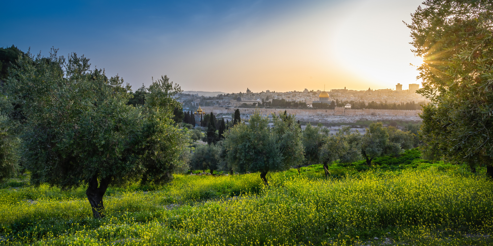 Beautiful sunset view of Jerusalem (Shutterstock.com)
