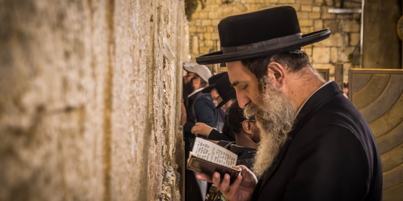 An Ultra-Orthodox man prays at the Western Wall in Jerusalem (Shutterstock.com)