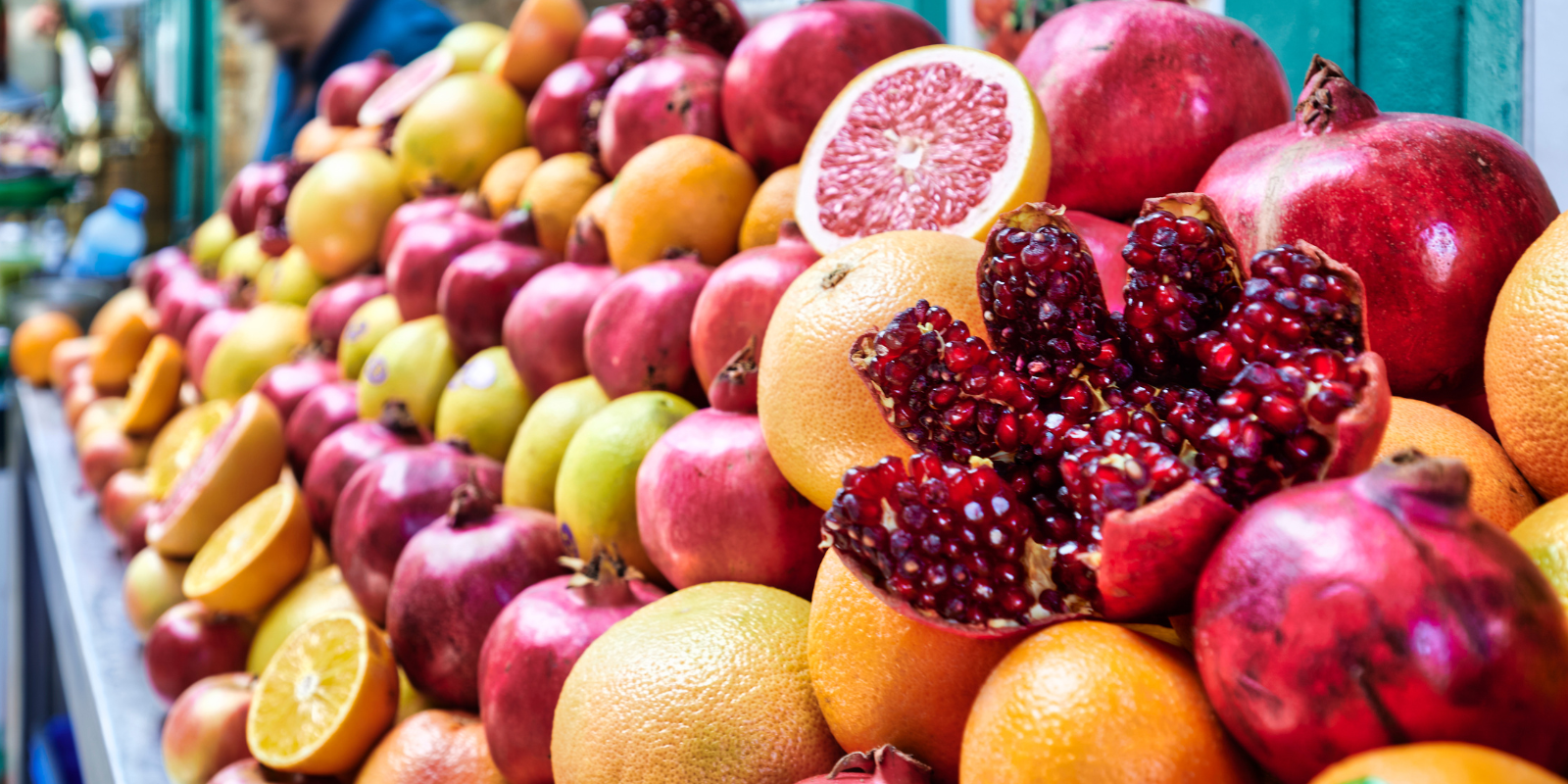 Fresh fruit stall in Jerusalem (Shutterstock.com)