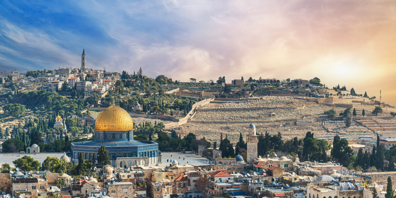 The Old City of Jerusalem and the Mount of Olives (Shutterstock.com)