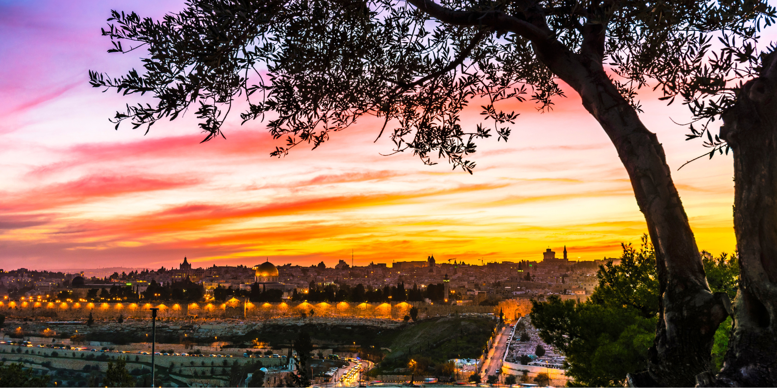 Sunset over Jerusalem (Shutterstock.com)