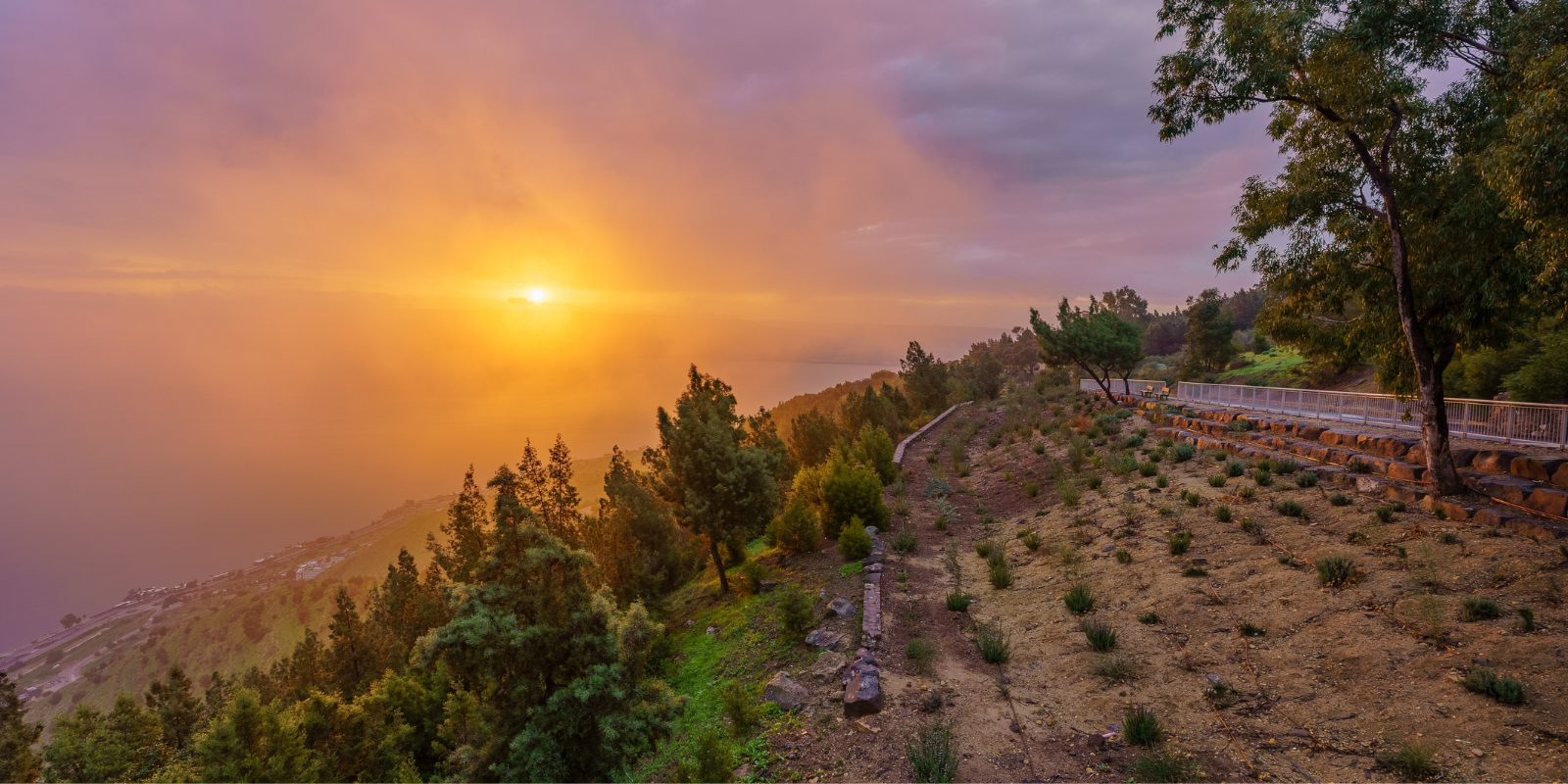 Sunrise view of the Sea of Galilee (Shutterstock.com)