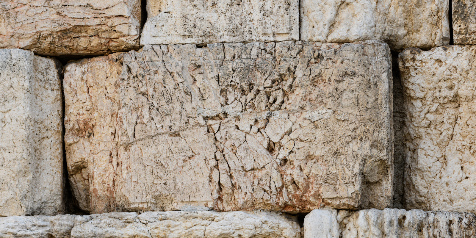 Stones in the Western Wall in Jerusalem (Shutterstock.com)