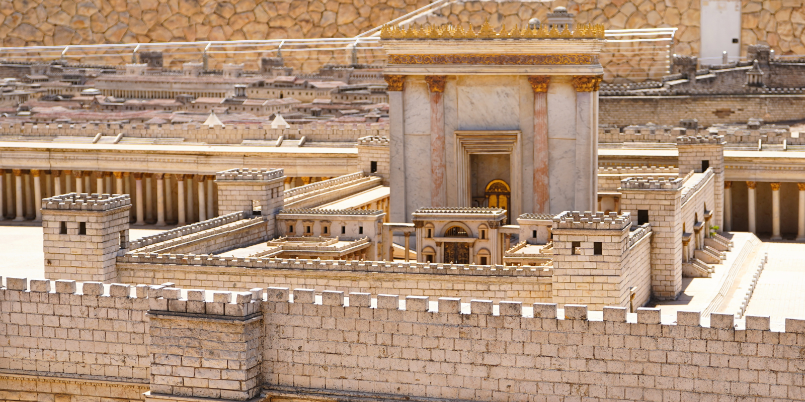 A model of the Second Temple in Jerusalem (Teo K, Shutterstock.com)