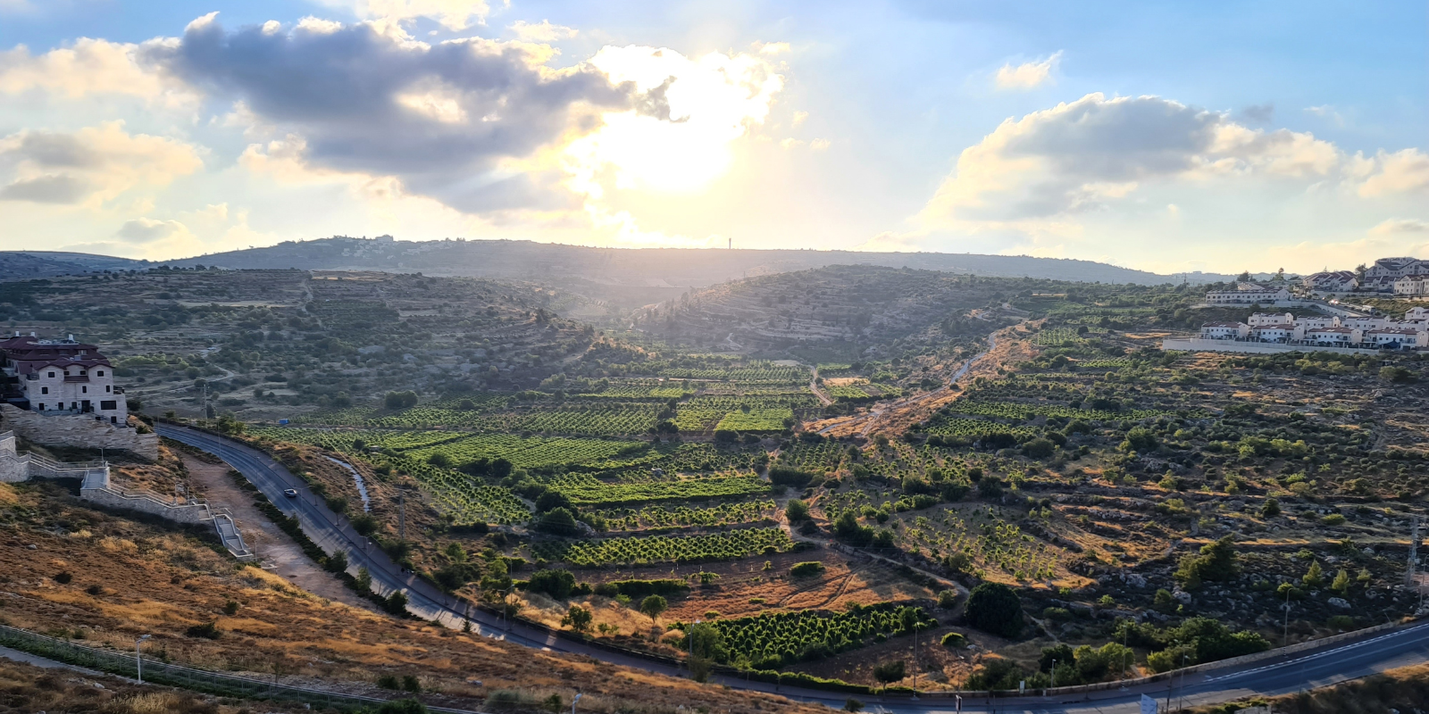 Summer sunset over the Judean hills (Yair Aronshtam, Shutterstock.com)